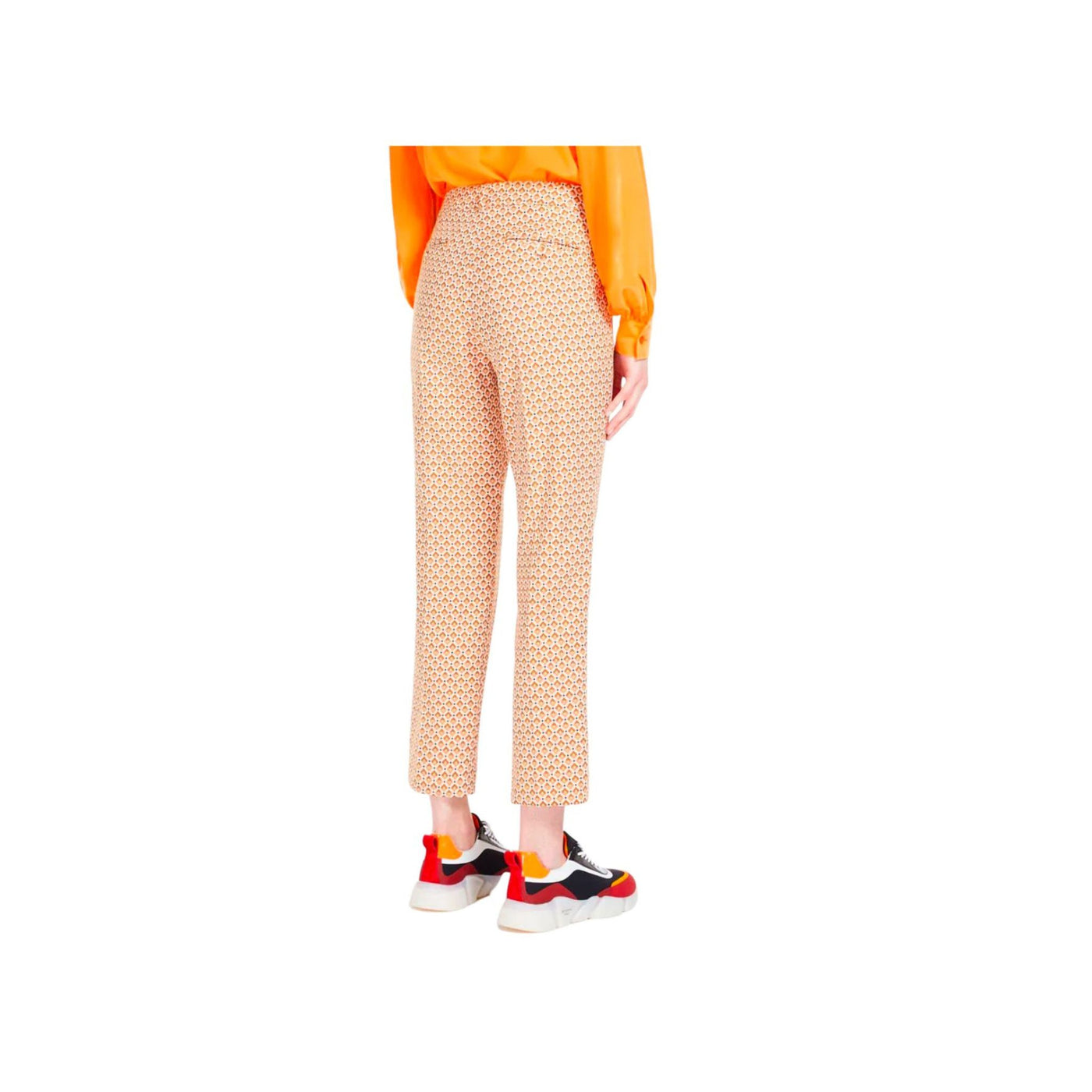 Pantalone donna con fantasia colorata
