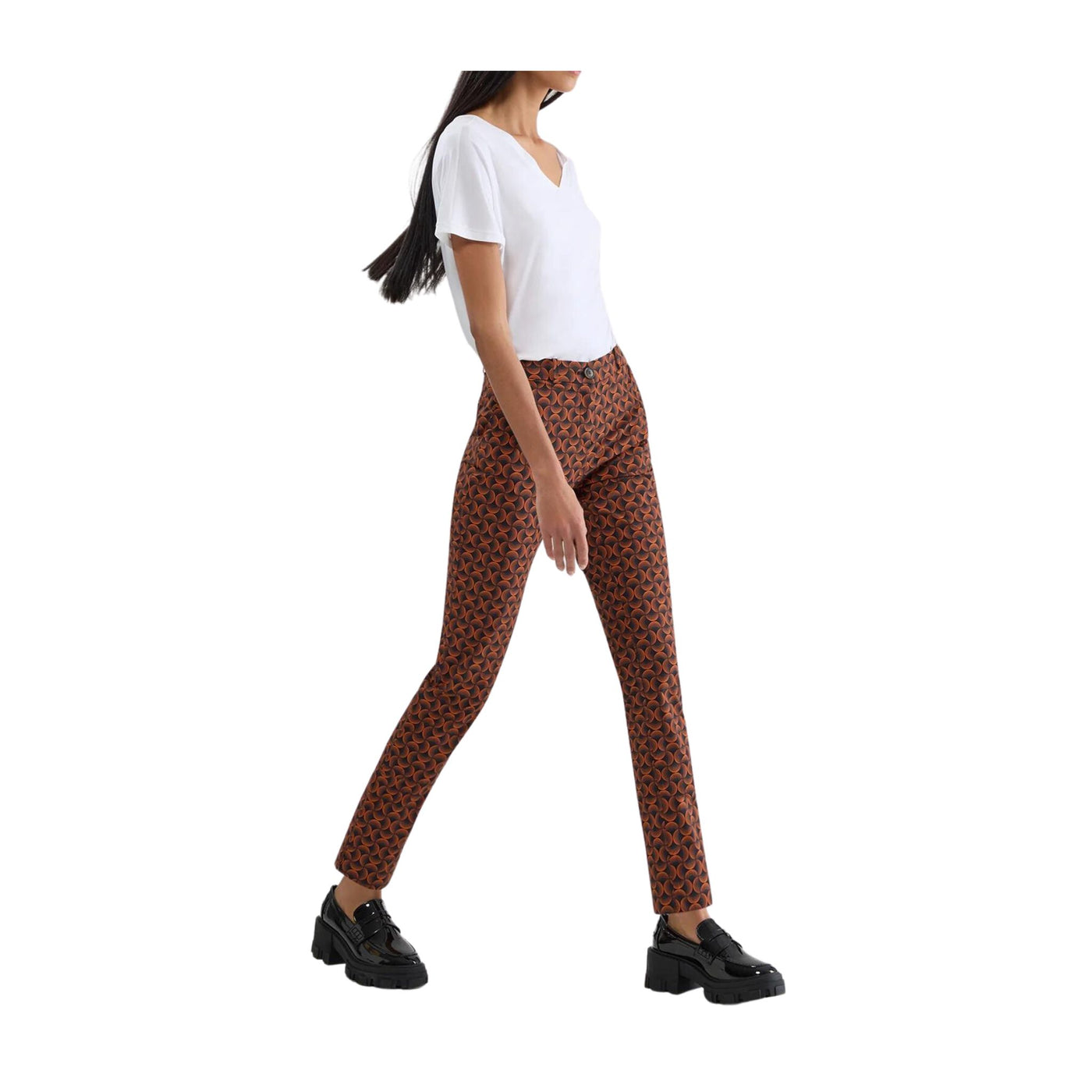 Women's trousers with all over pattern