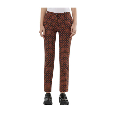 Women's trousers with all over pattern