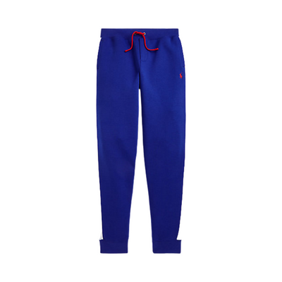 Pantalone bambino blu royal Polo Ralph Lauren vista frontale