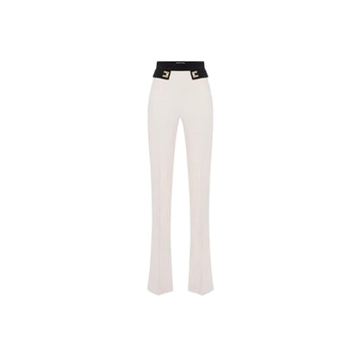 Women's trousers with flared leg at the bottom