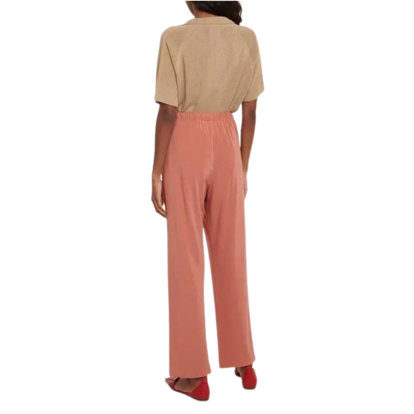 Orbita women's trousers in viscose and elasticated waist