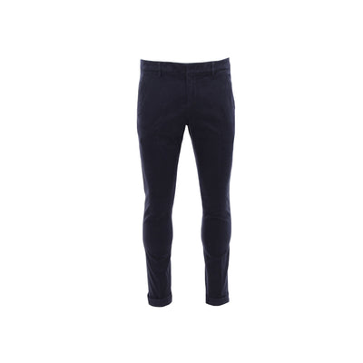 Men's trousers with concealed zip and button