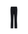 Women's satin flared trousers