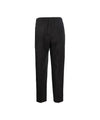 Women's trousers in solid color with drawstring