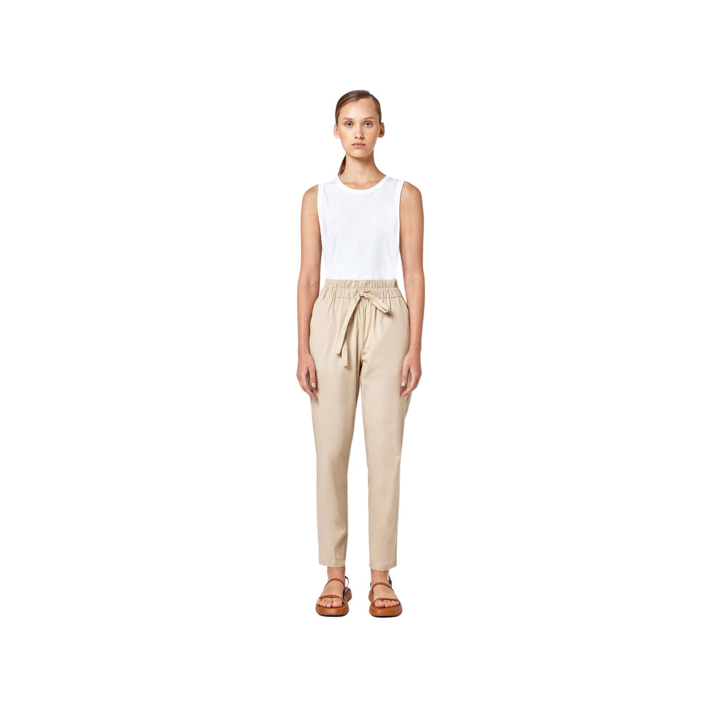 Women's trousers with drawstring waist