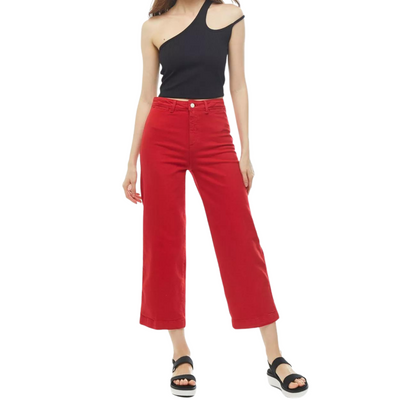 Women's palazzo jeans with high waist