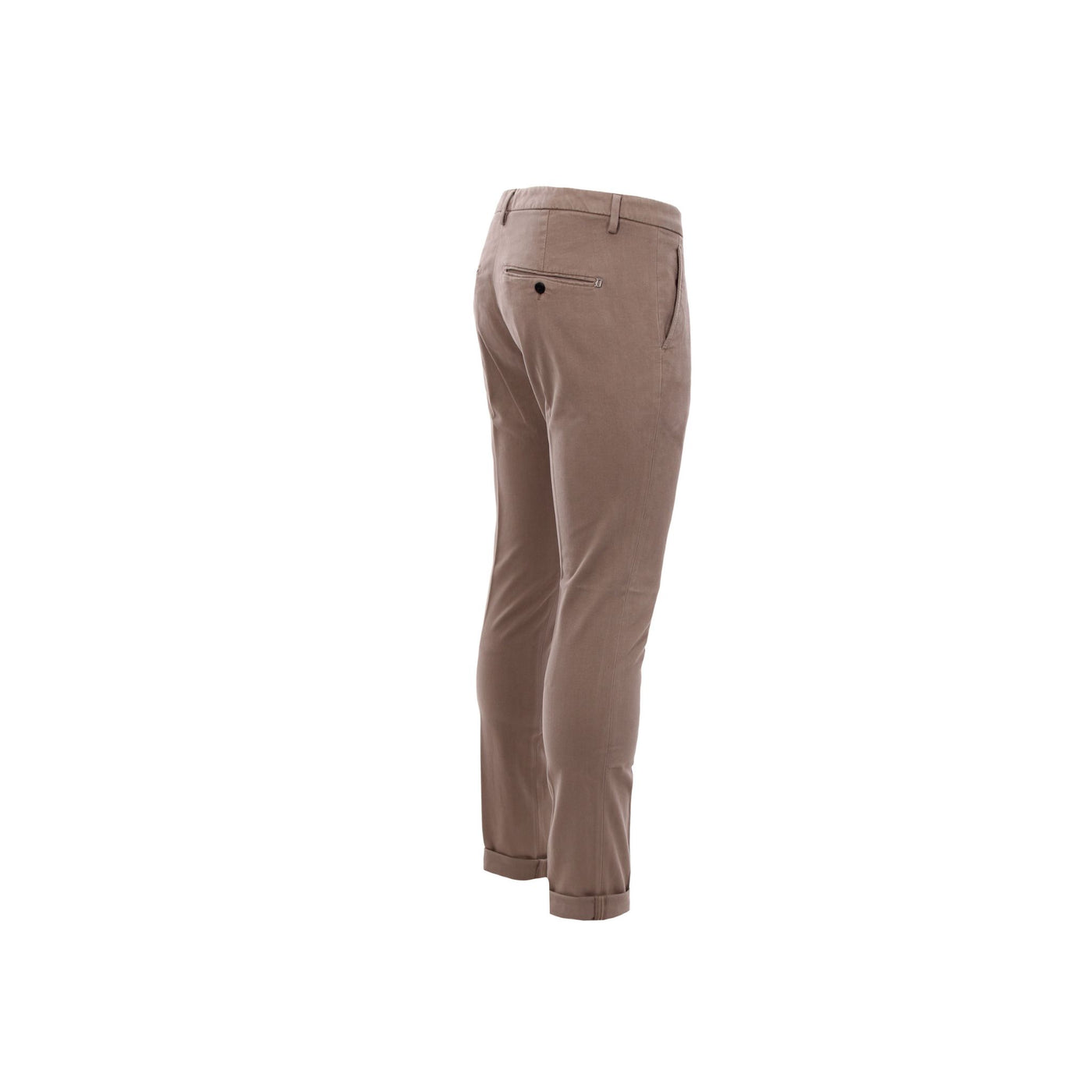 Men's trousers with concealed zip and button