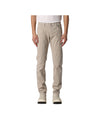 Men's trousers in solid color straight leg