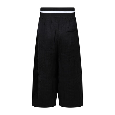 Pantalone bambina nero firmato Dkny vista retro