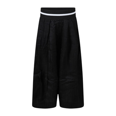 Pantalone bambina nero firmato Dkny vista frontale