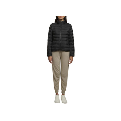 Quilted women's down jacket