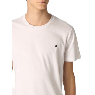 T-shirt Uomo basic con logo ricamato