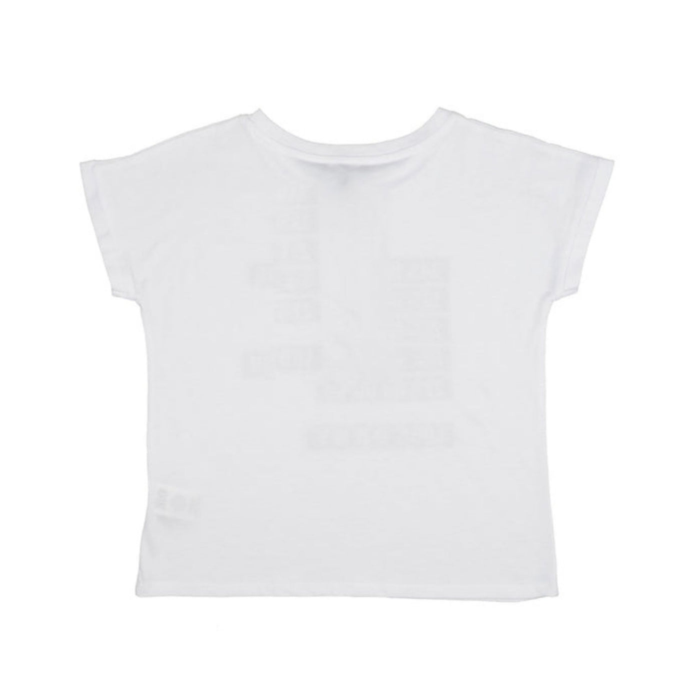 Girl's T-shirt with print on the chest