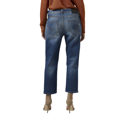 Jeans Donna con bottoniera gioiello