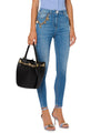 Jeans Donna slim con charms