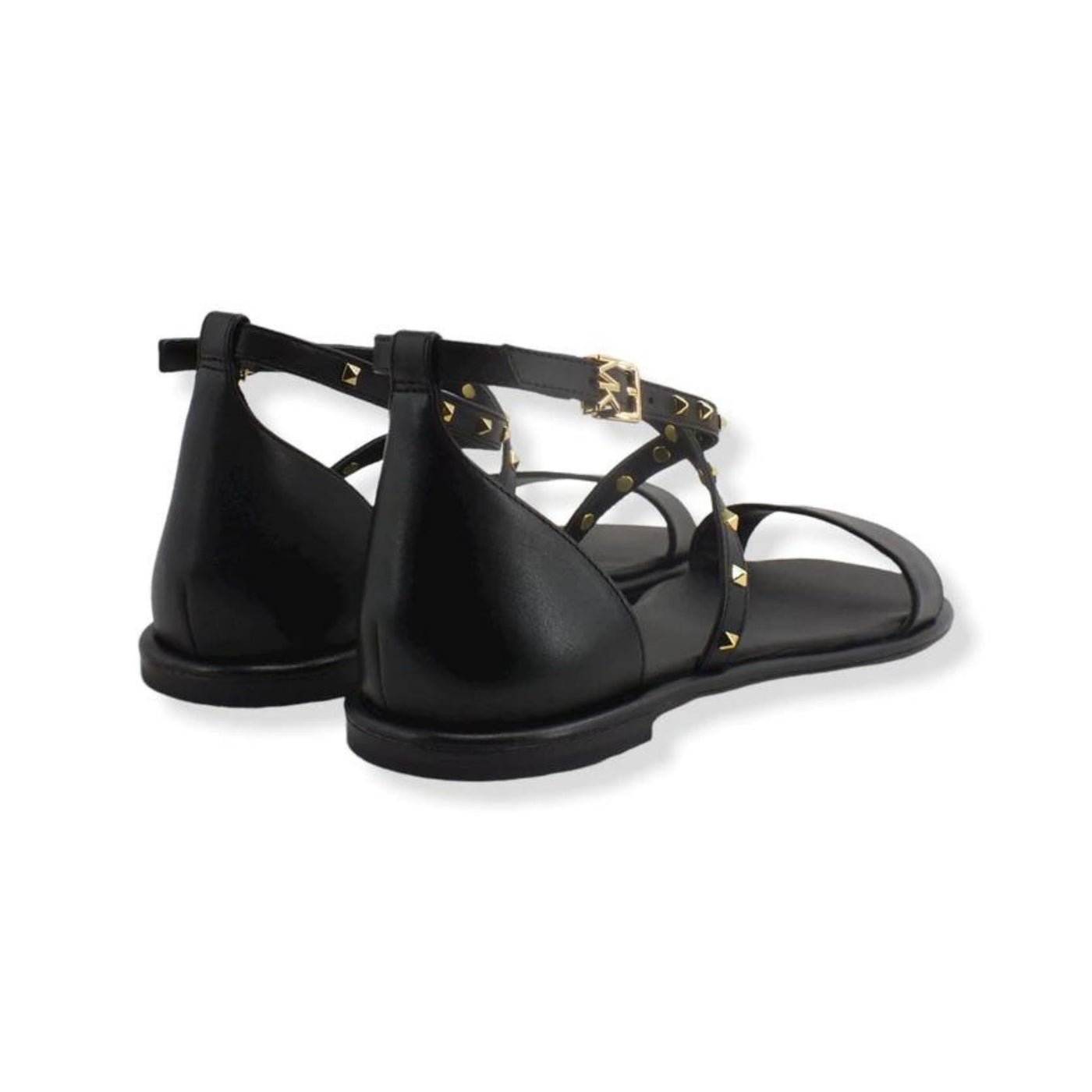 Women's sandals with metal accessories