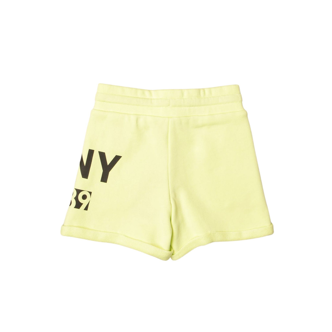 Short bambina giallo DKNY vista retro