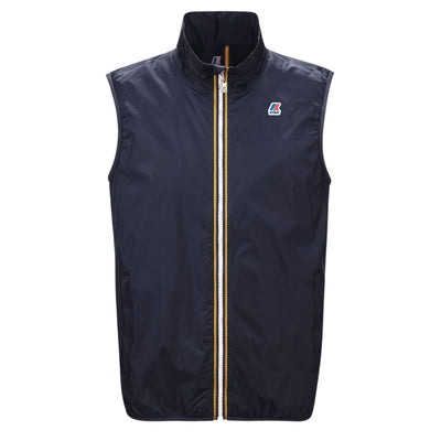 Gilet da uomo firmato K-way impermeabile, antivento e traspirante.