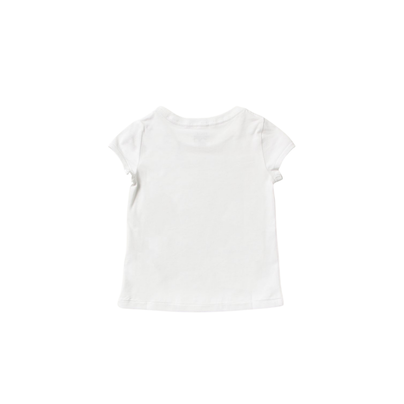 T-shirt bambina bianca Polo Ralph Lauren vista retro