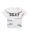 Girl T-shirt with all over lettering