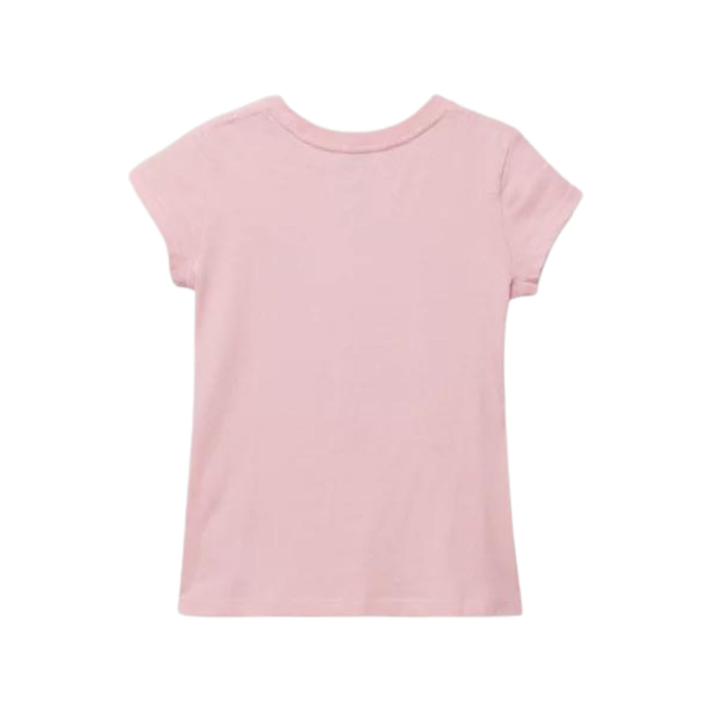 T-shirt bambina rosa firmata Polo Ralph Lauren vista retro