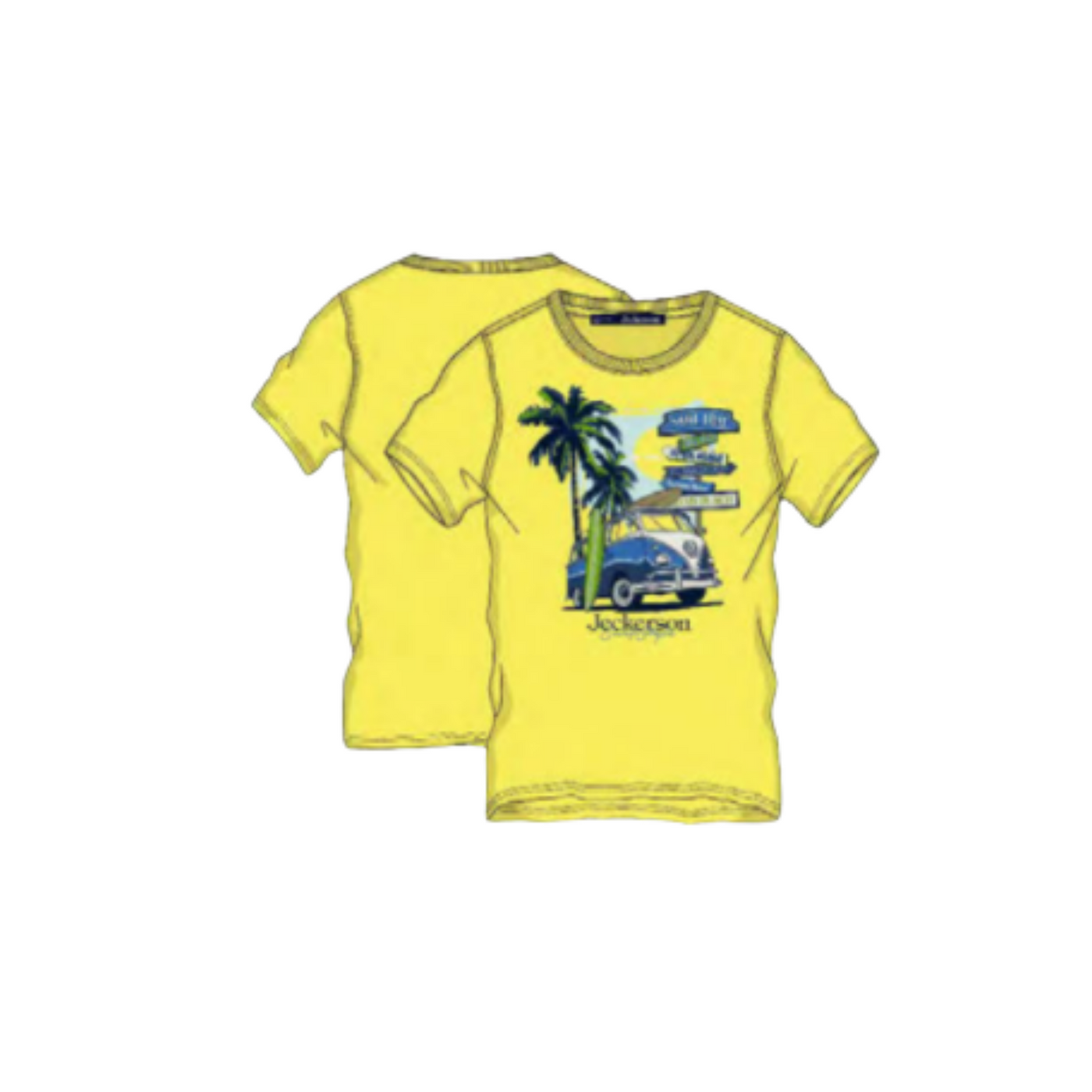 T-shirt Bambino con stampa frontale in cotone