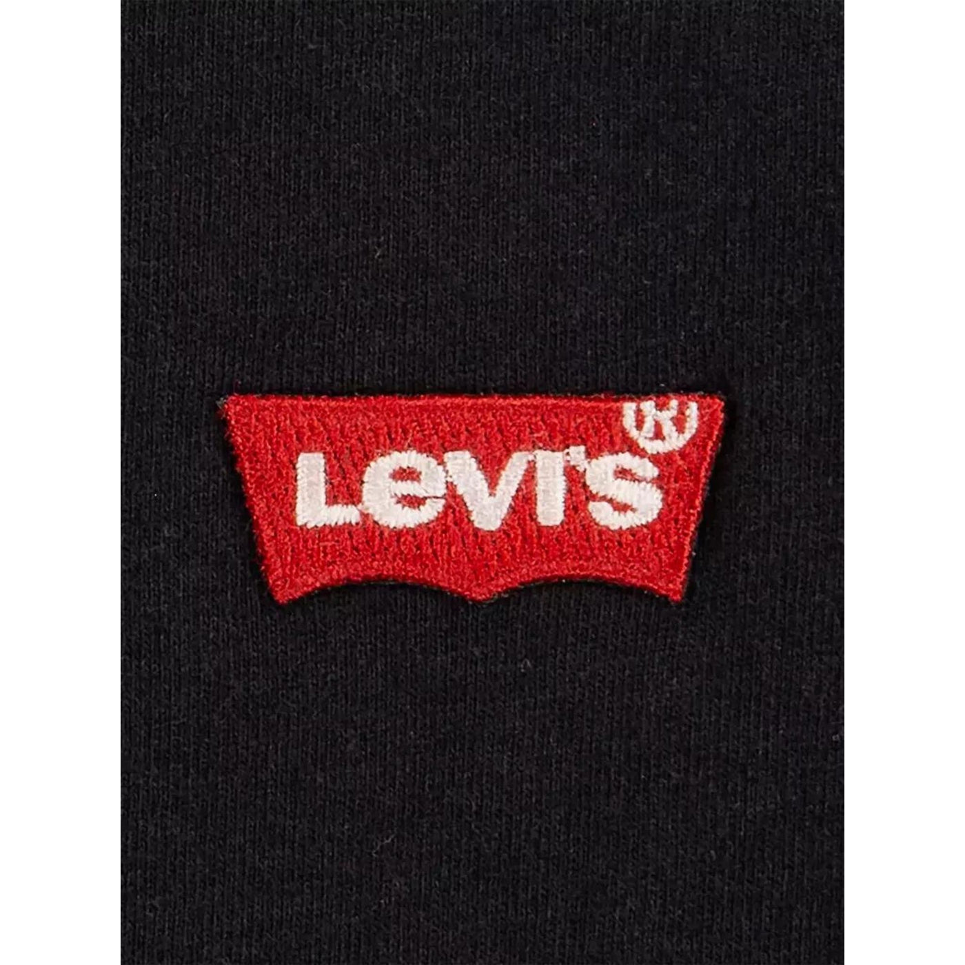 T-shirt bambino nera firmata Levi's dettaglio logo sul petto