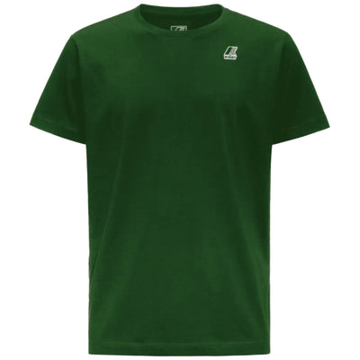 Boy's solid color T-shirt with mini logo on the chest
