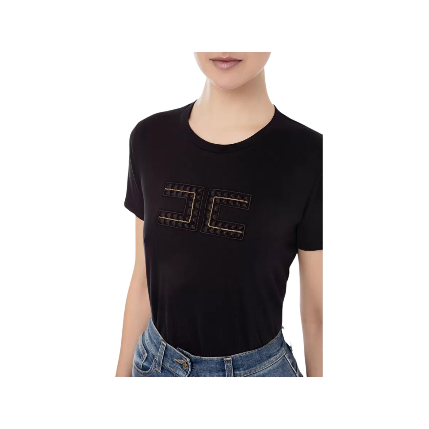 Women's T-shirt with embossed logo