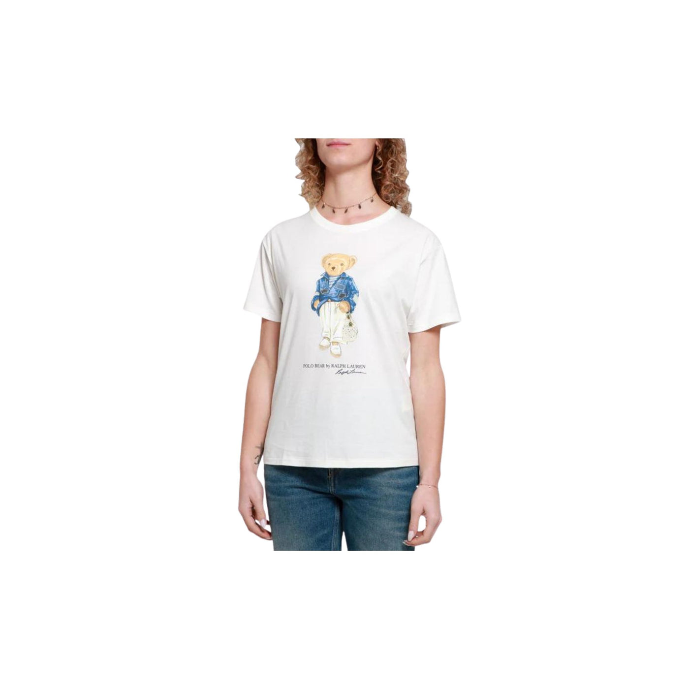 Women's T-shirt with print on the chest