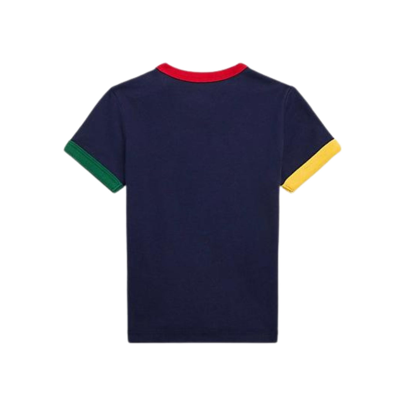 T-shirt neonato navy firmata Polo Ralph Lauren vista retro