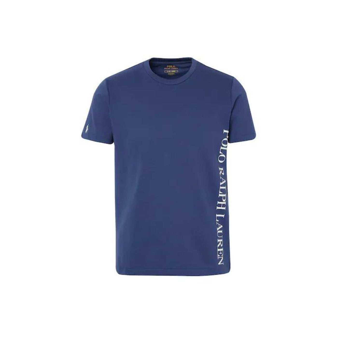 T-shirt uomo blu firmata Polo Ralph Lauren vista frontale