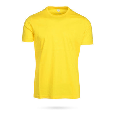 T-shirt uomo gialla firmata People of shibuya vista frontale