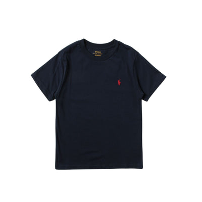 T-shirt bambino blu navy Polo Ralph Lauren vista retro