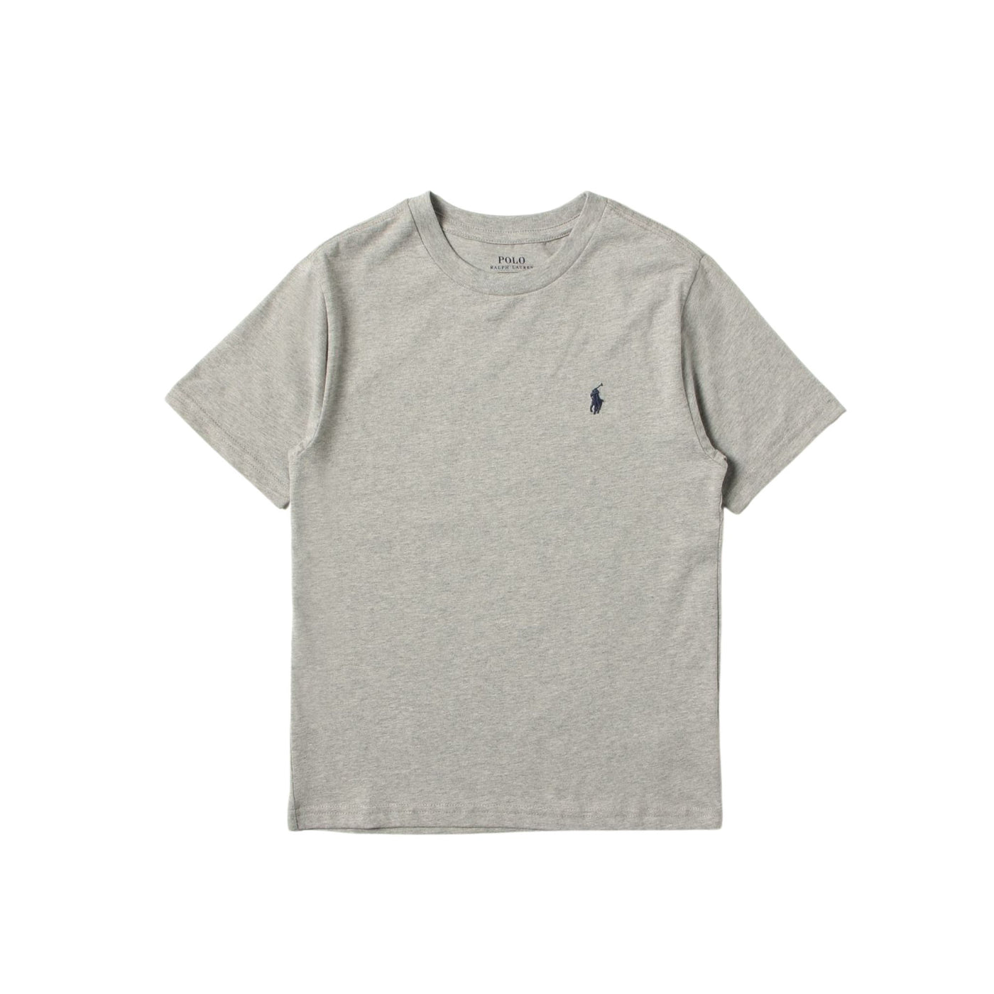 T-shirt bambino grigio Polo Ralph Lauren vista frontale