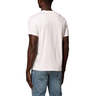 T-shirt uomo bianca Polo Ralph Lauren su modello vista retro