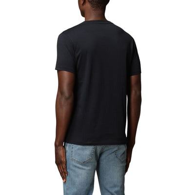 T-shirt uomo blu navy Polo Ralph Lauren su modello vista retro