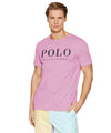 T-shirt uomo rosa Polo Ralph Lauren su modello vista frontale