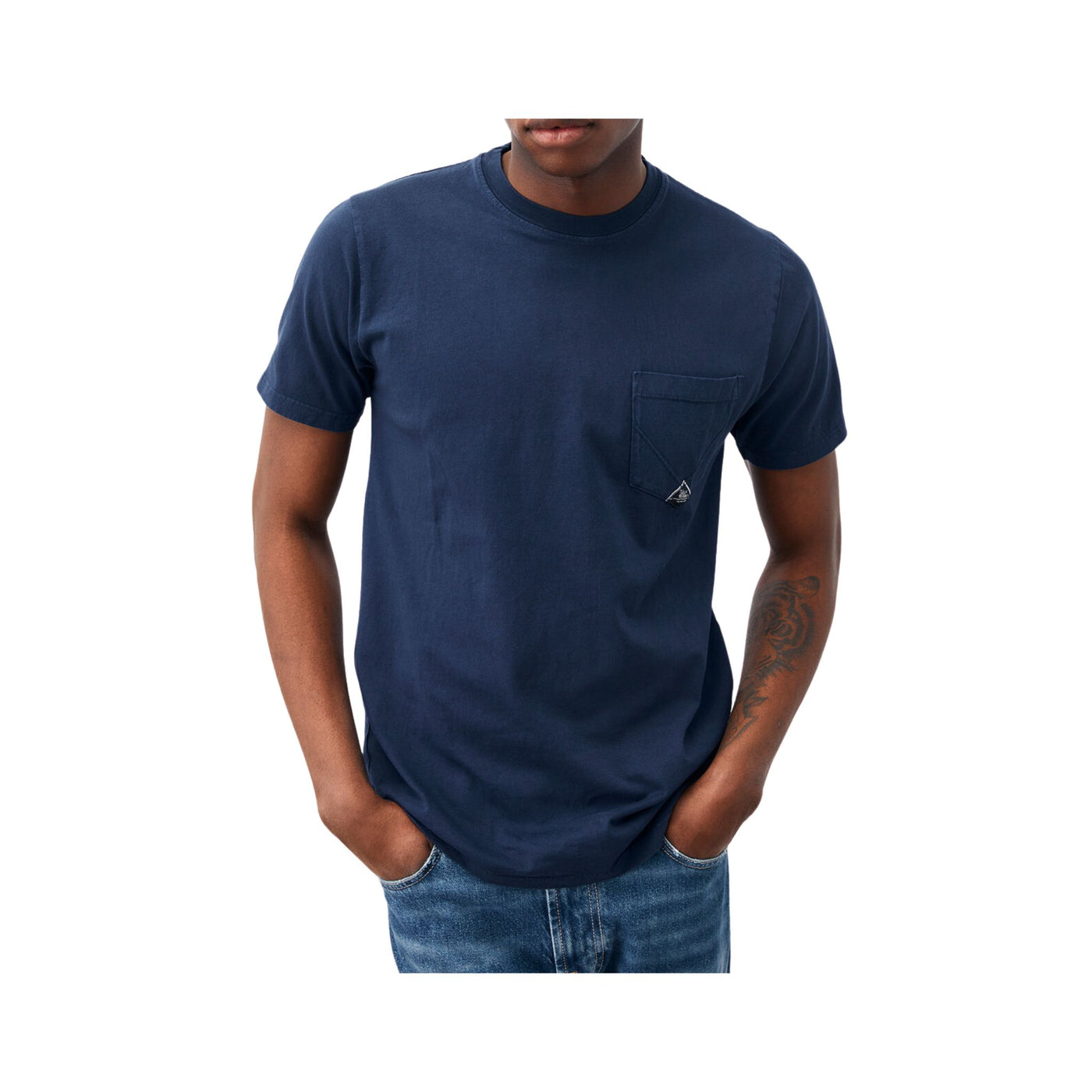 T-shirt Uomo girocollo con taschino