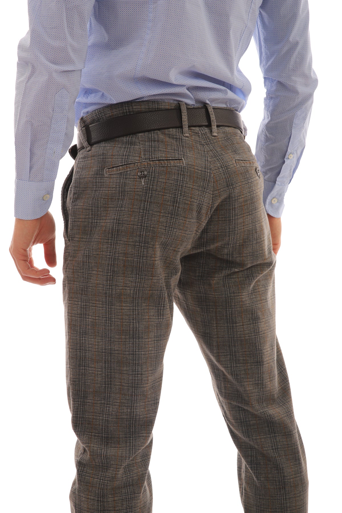 Men's trousers with Prince of Wales pattern