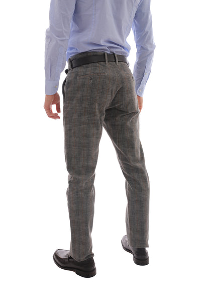 Men's trousers with Prince of Wales pattern