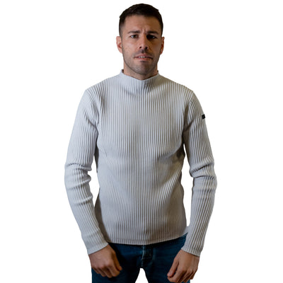 Wide ribbed men's sweater
