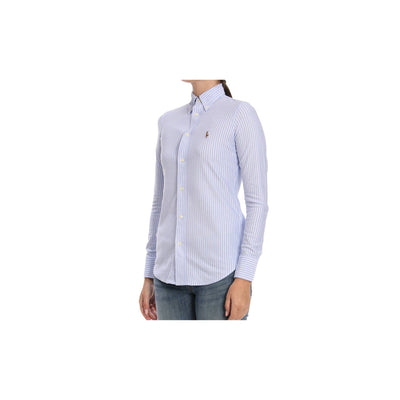 Camicia Donna Oxford a righe in maglia