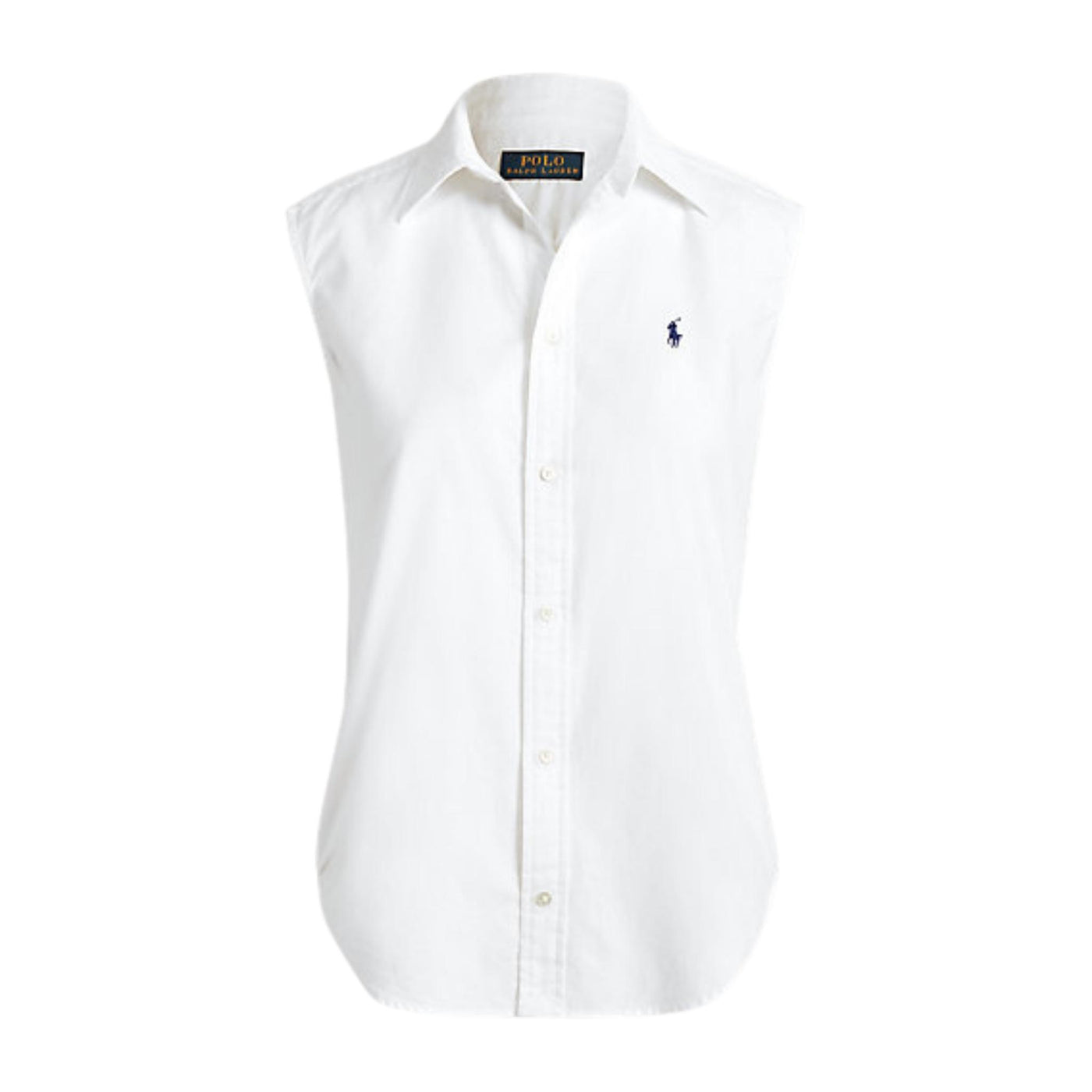 camicia donna ralph lauren oxford polo in cotone bianca