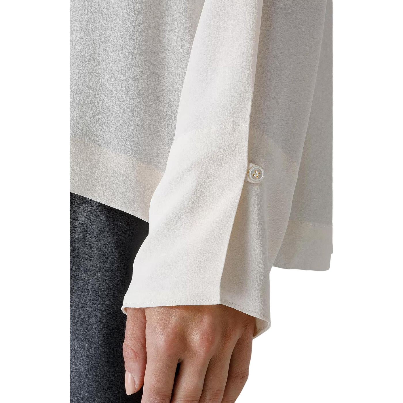 camicia donna seventy elegante raffinata bianca dettaglio