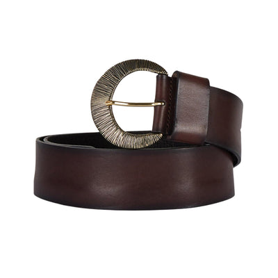 cintura donna gavazzeni in pelle marrone