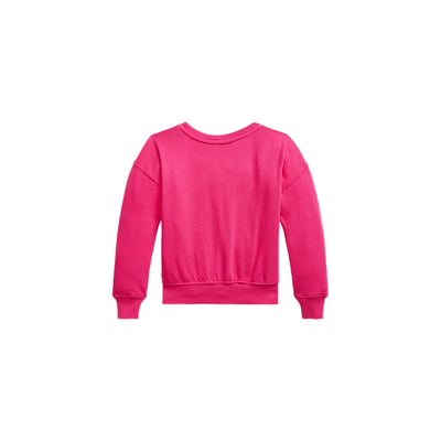 Sweatshirt for girls 5-7 years with colored logo