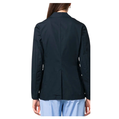 Single-breasted women's jacket in cotton