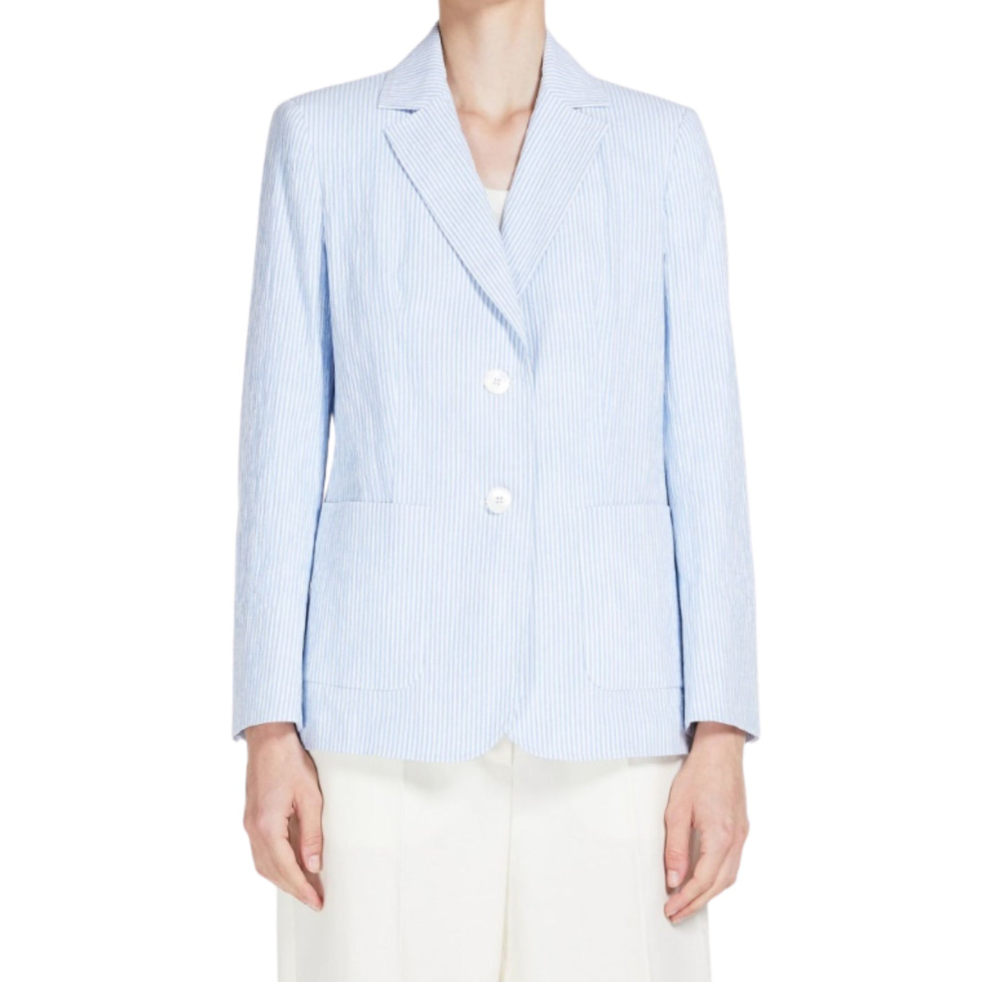 Women's jacket with lapel collar